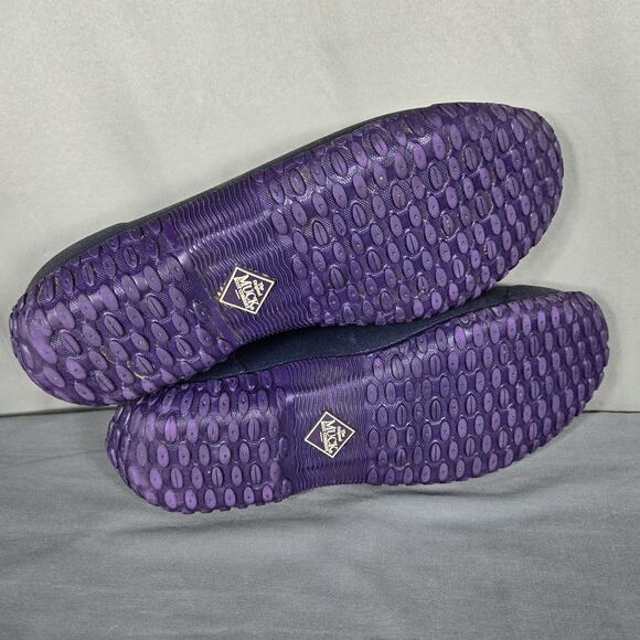 Muck Boot Company Garden Shoes Womens Size 11 Navy Floral Slip On Waterproof - Picture 10 of 10